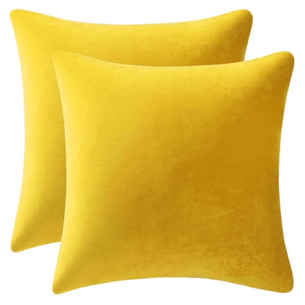 DEZENE - 2 Throw Pillow Covers 45cmX45cm